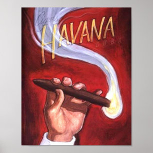 Affiches Cigar de La Havane
