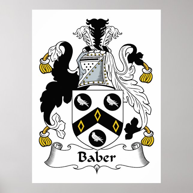 Affiches Cimier de la famille Baber (Devant)