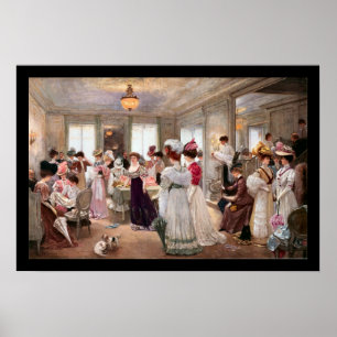 Affiches Cinq Heures À Paquin - Henri Gervex