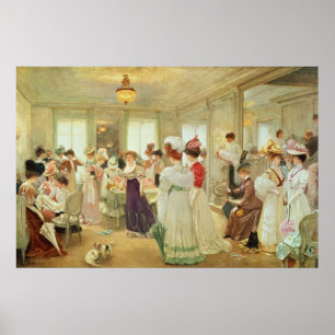 Affiches Cinq Heures chez le Couturier Paquin, 1906