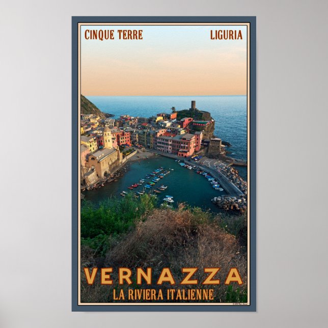 Affiches Cinque Terre - Vernazza (Devant)