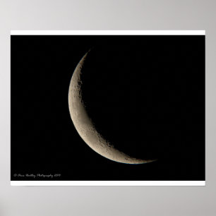 Affiches Cirage du croissant de lune