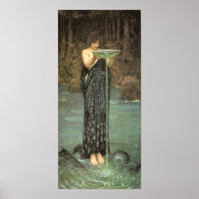 Affiches Circe Invidiosa - John William Waterhouse (Devant)