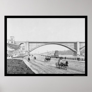 Affiches Circuit Washington Bridge Harlem River 1905