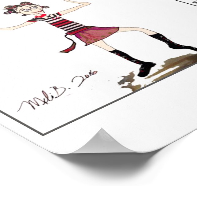 Affiches Circus Girl ~ original (Coin)