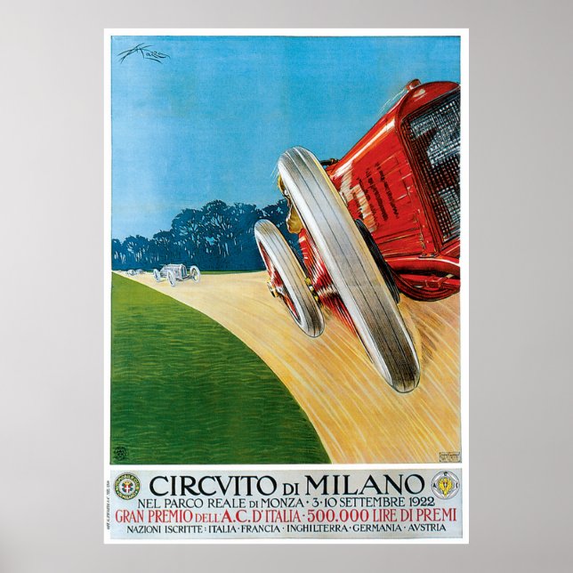 Affiches Circvito di Milano (Devant)
