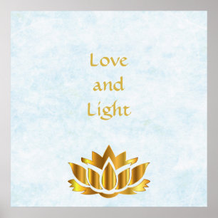 Affiches Citation 'Amour et Lumière'