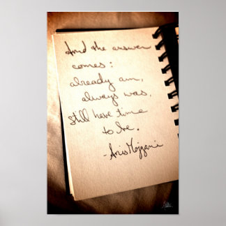 Affiches Citation d'Anis Mojgani [Imprimer l'art]