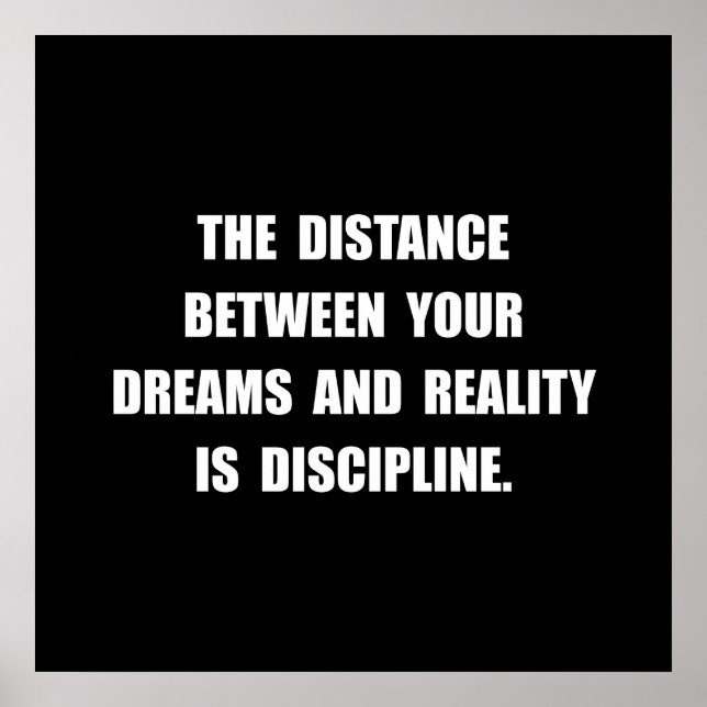 Affiches Citation de discipline (Devant)