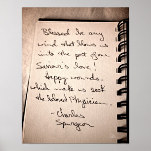 Affiches Citation de l'espurgeon [Imprimer]