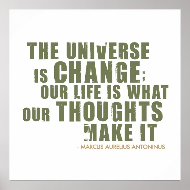 Affiches Citation de Marcus Aurelius Antoninus (Devant)