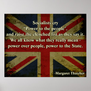 Affiches Citation de Margaret Thatcher