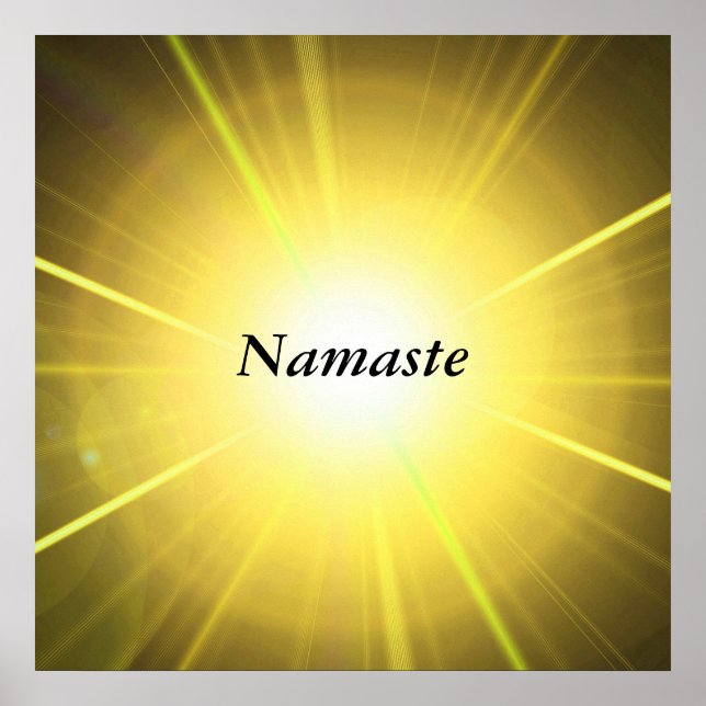 Affiches citation de 'Namaste' (Devant)