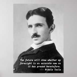 Affiches Citation de Nikola Tesla