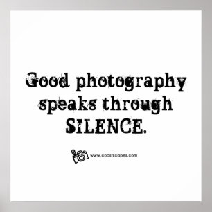 Affiches Citation de photographie silencieuse