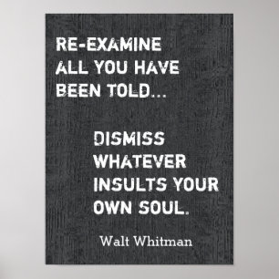 Affiches Citation de Walt Whitman - Art print #2