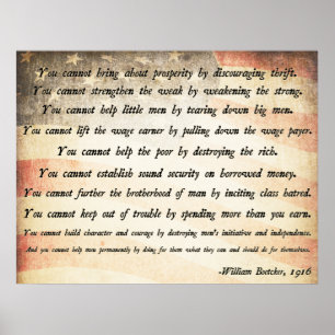 Affiches Citation de William Boetcker