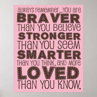 Affiches Citation de Winnie l'ourson