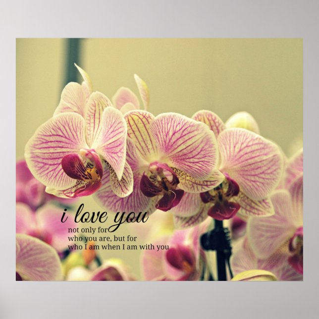 Affiches Citation d'inspiration romantique (Devant)