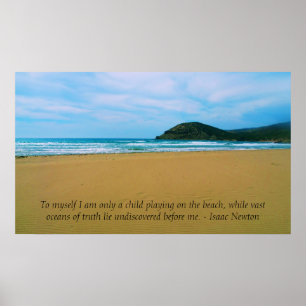 Affiches CITATION d'Isaac Newton ISPIRATIONAL