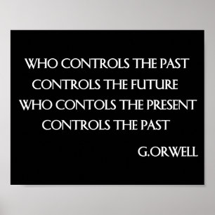 Affiches Citation d'Orwell