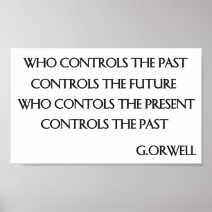 Affiches Citation d'Orwell