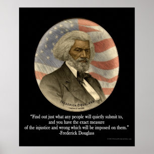 Affiches Citation Frederick Douglass, Soumission Imprimer l