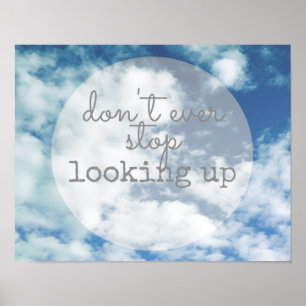 Affiches citation inspirante recherche de texte sur le ciel