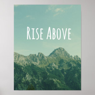 Affiches Citation Inspirationnelle : Monter en haut