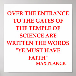 Affiches citation maximum de planck