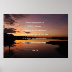 Affiches Citation noire d'élans peut-être que vous avez