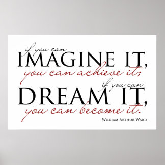 Affiches Citation William Ward Imagine