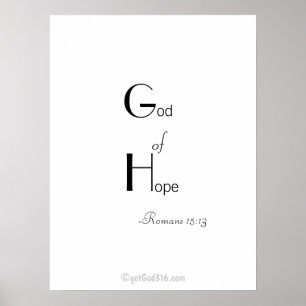 Affiches Citations bibliques gotGod316.com Wall Art