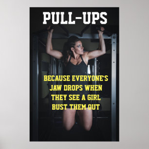 Affiches Citations de gym motivationnelles pour les tractio