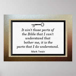 Affiches Citations de Mark Twain