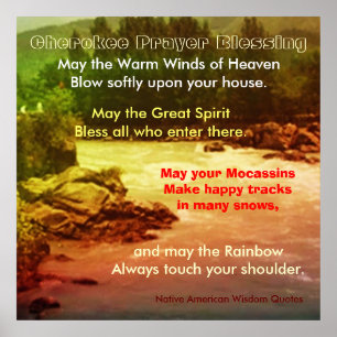 Affiches Citations de sagesse de Natif américain