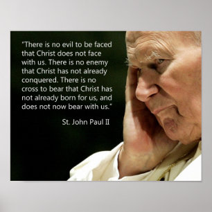 Affiches Citations de St John Paul II