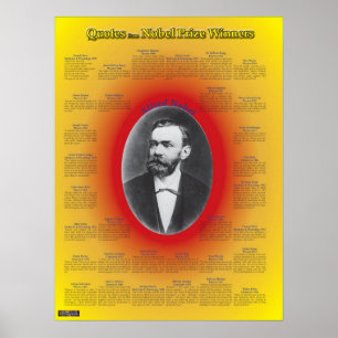 Affiches Citations des lauréats du prix Nobel