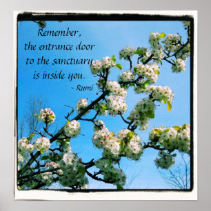 Affiches Citations Sage Floral Printemps