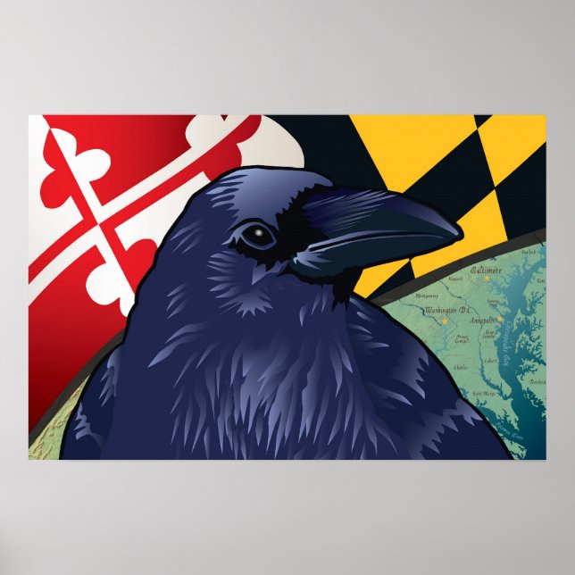 Affiches Citoyen Raven, le Jammore du Maryland (Devant)