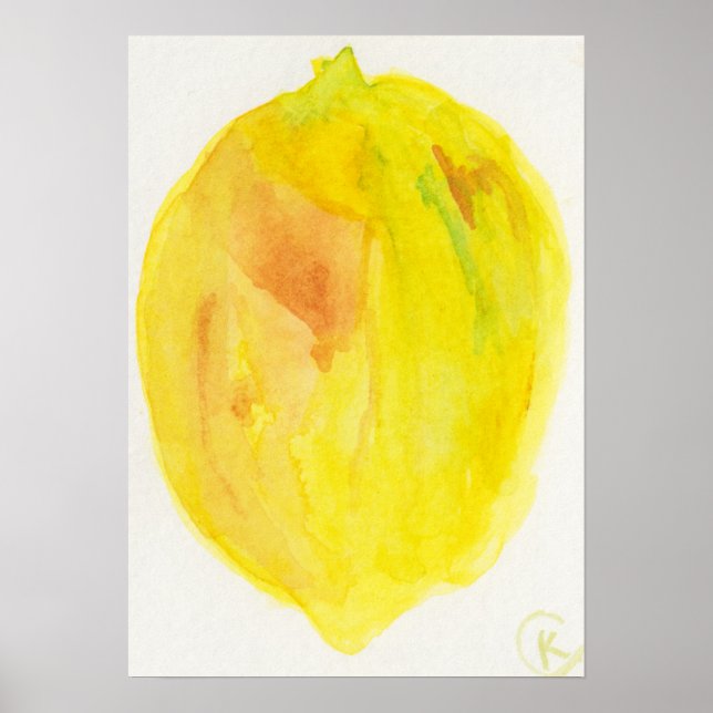 Affiches Citron blanc (Devant)