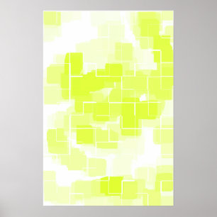Affiches "Citron meringue" Art géométrique