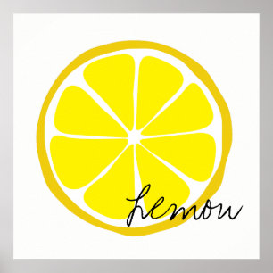 Affiches Citrus citron d'été