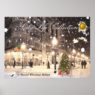 Affiches City Life Collection #4, papier d'affichage de val