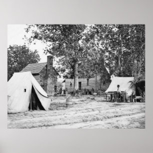 Affiches Civil War Battlefield Hospital, 1862