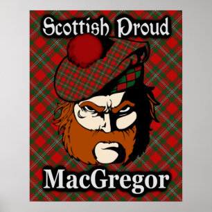 Affiches Clan MacGregor Scottish Tartan