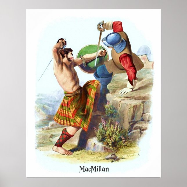 Affiches Clan MacMillan par R. R. McIan (Devant)