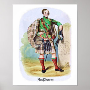 Affiches Clan MacPherson by R. R. McIan