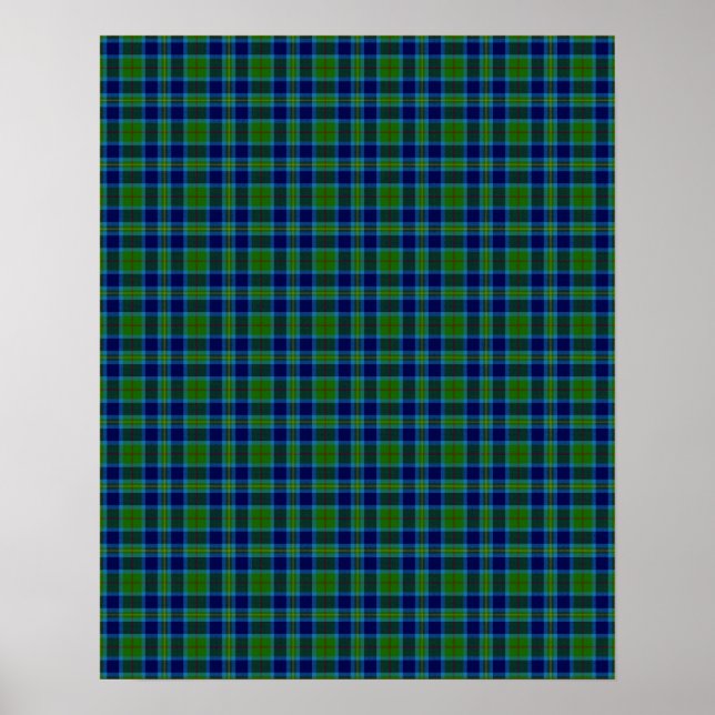 Affiches Clan Miller Tartan (Devant)
