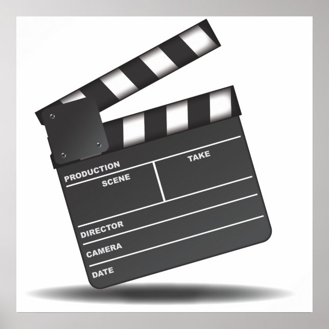 Affiches Clapet de cinéma (Devant)